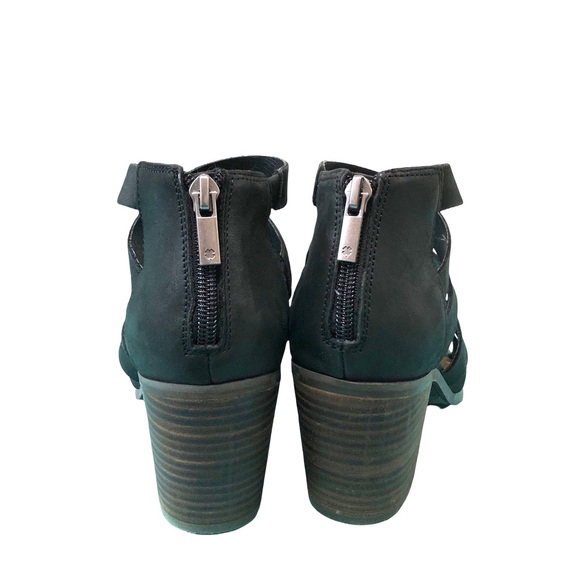 Lucky Brand Black Kallia Block Heel Sandal 7 - Picture 4 of 7